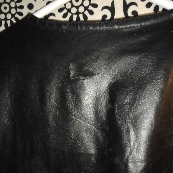 Vintage leather vest. Sz. Med - Picture 5 of 10